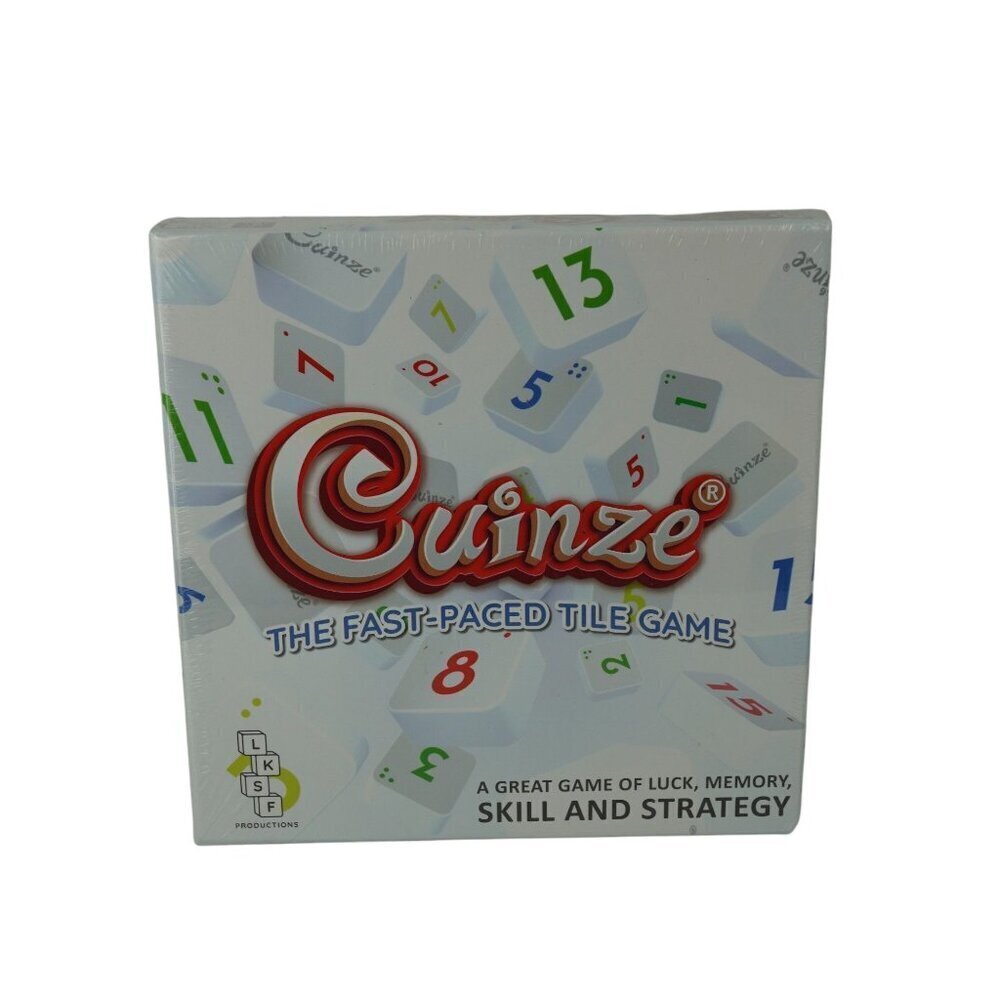 LKSF Productions Cuinze The Fast Paced Tile Game Unisex OS Strategy Skill Luck